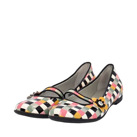 fendi multicolour leather flats|Flats Fendi Multicolour size 38 EU in Polyester .